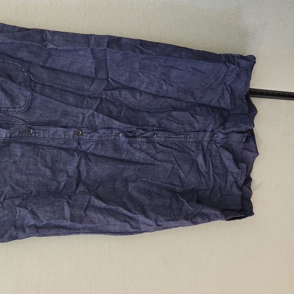Rag & Bone Chambray Sleeveless Shirt Dress Size Small - Picture 4 of 15